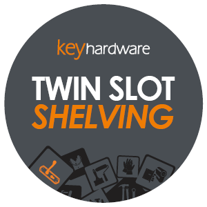 Twin Slot Shelving